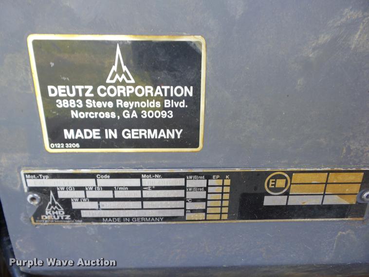 image for item J8613 1995 Ingersoll Rand 175WD air compressor