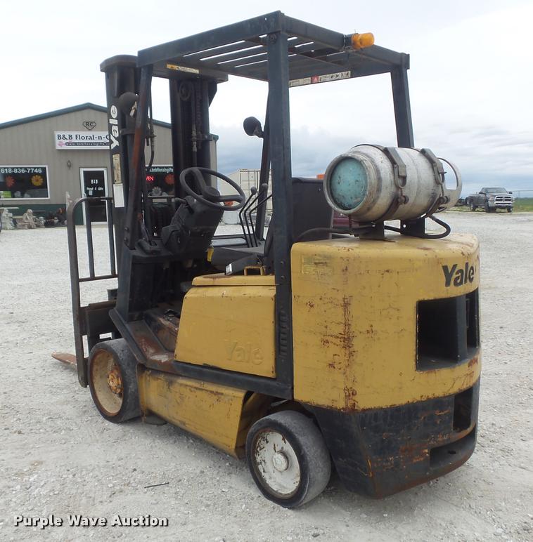 1992 Yale GLC060TENUAE083 forklift in Shipman, IL Item K7565 sold