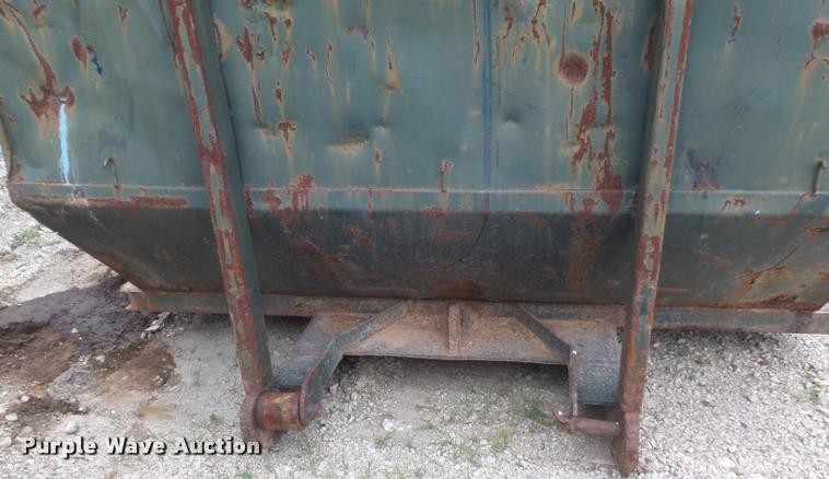 image for item K7574 Roll off style dumpster bed