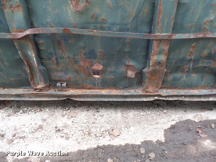image for item K7574 Roll off style dumpster bed