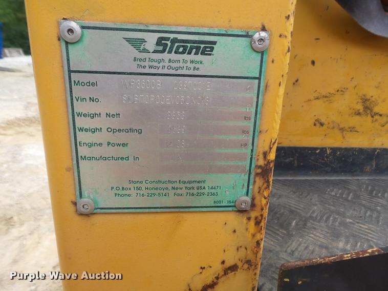 image for item K7575 Stone WP3600B double drum roller