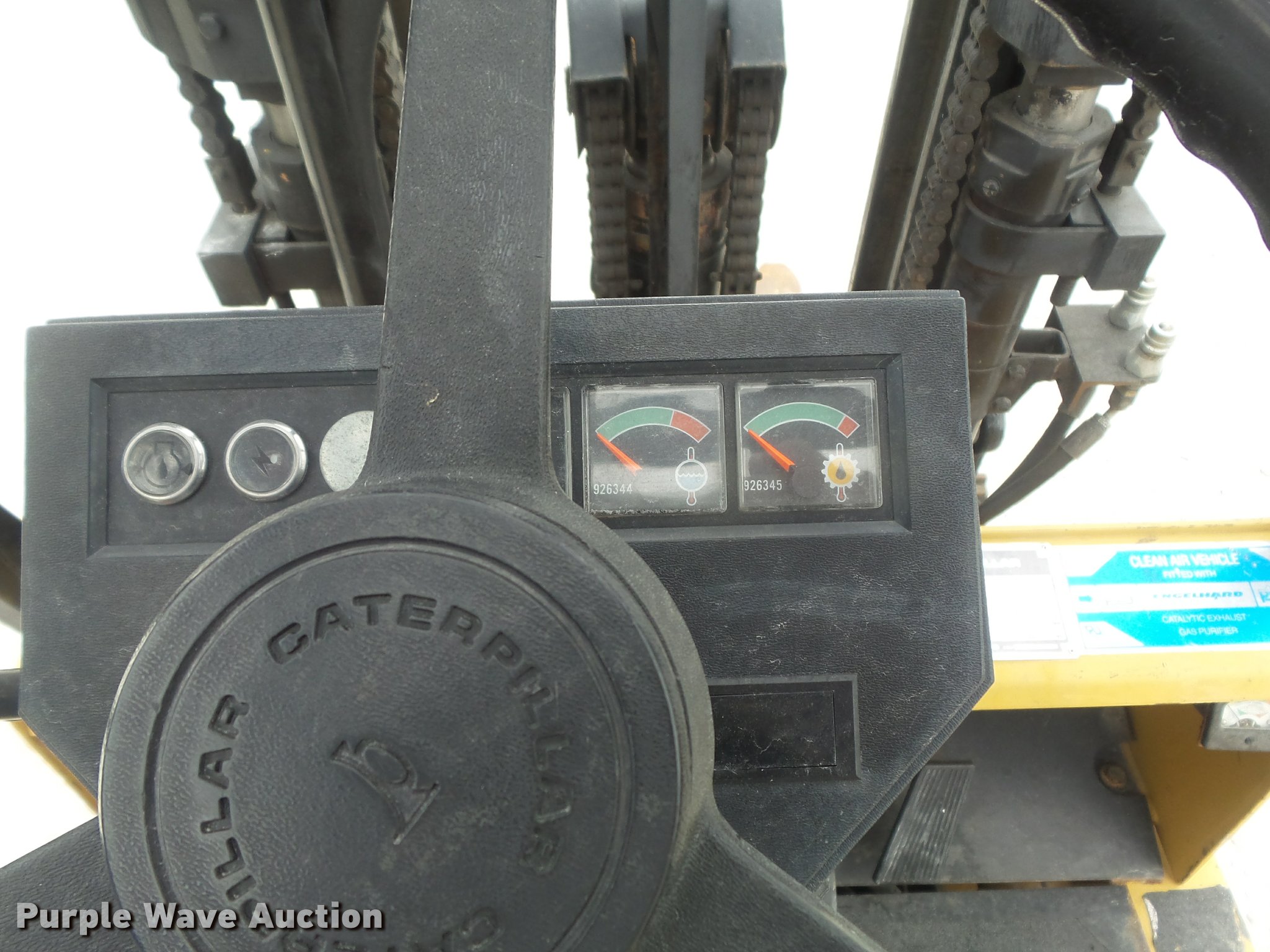 1990 Caterpillar T50D forklift in Shipman, IL Item K7563 sold