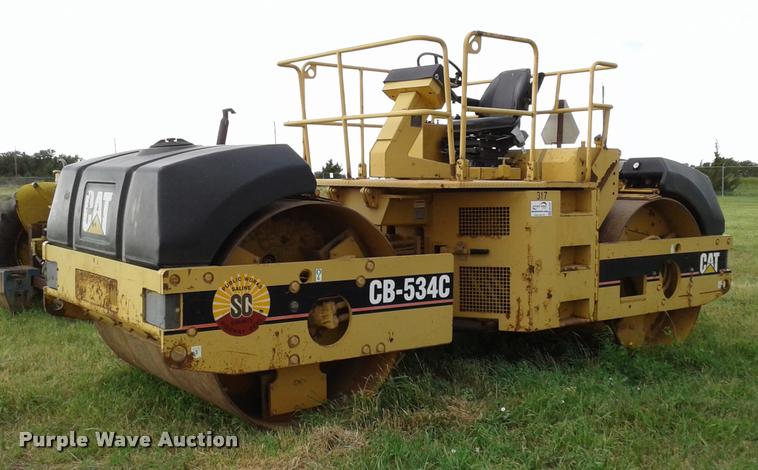 image for item DA1100 1998 Caterpillar CB-534C double drum roller
