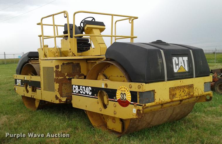 image for item DA1100 1998 Caterpillar CB-534C double drum roller