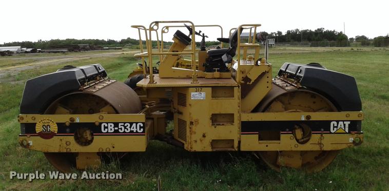 image for item DA1100 1998 Caterpillar CB-534C double drum roller