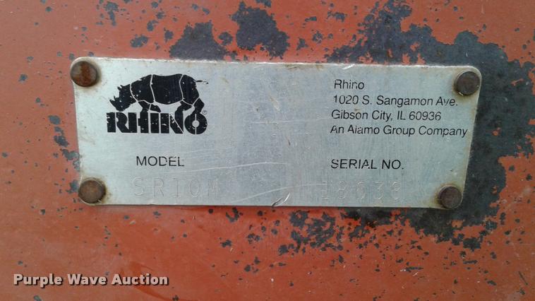 image for item DA1101 Rhino SR10M rotary mower