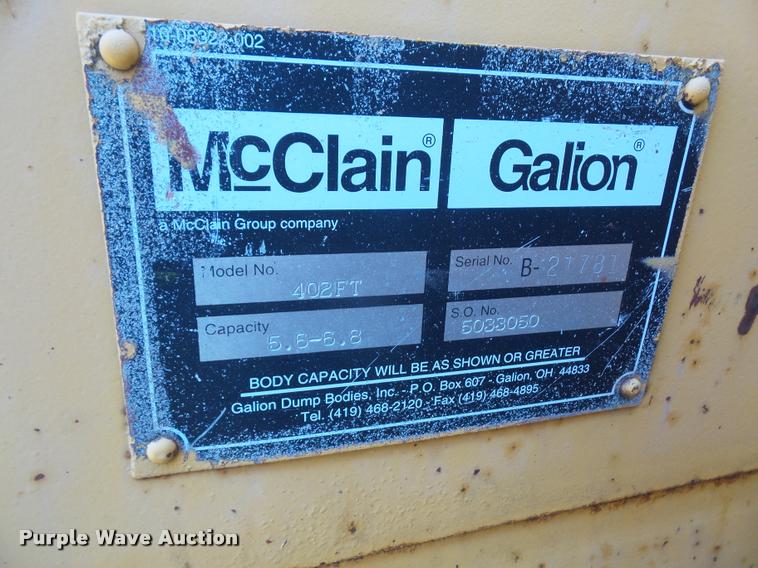 image for item DA1596 2002 International 7400 dump truck