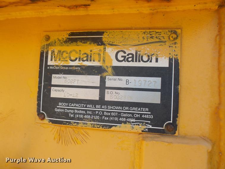 image for item DA1598 2002 International 2554 dump truck