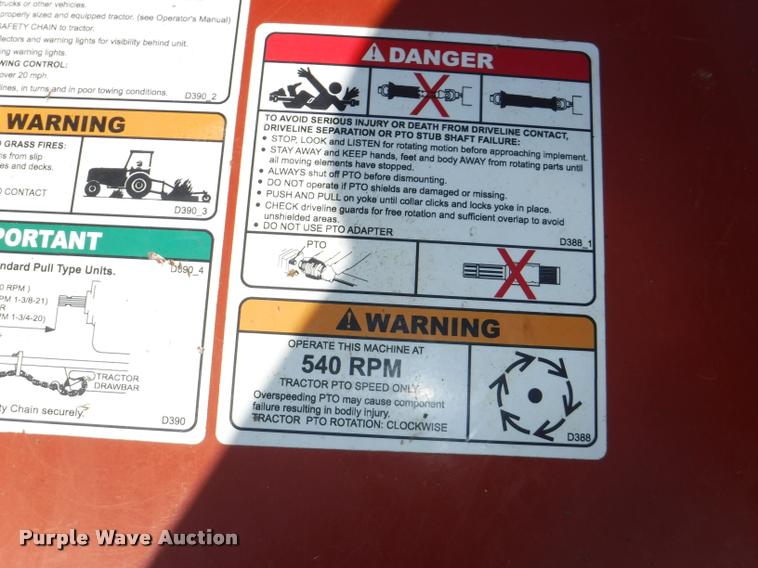 image for item DA1610 Rhino 4150 batwing rotary mower