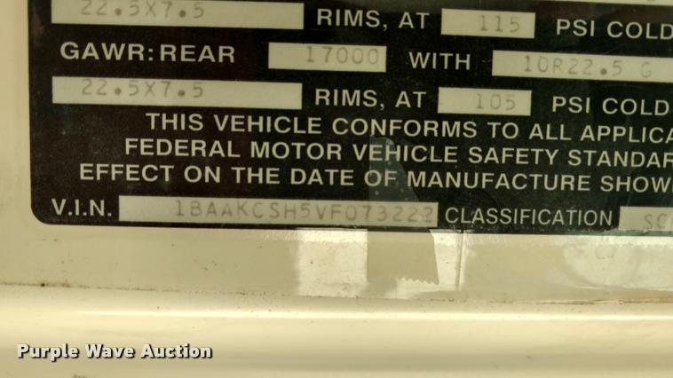 image for item DA5603 1997 Blue Bird TC2000 school bus