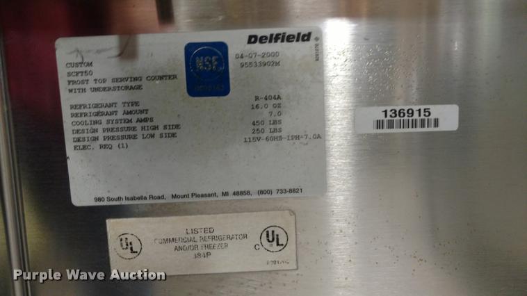 image for item DA5617 (2) Frost top refrigerated serving counters