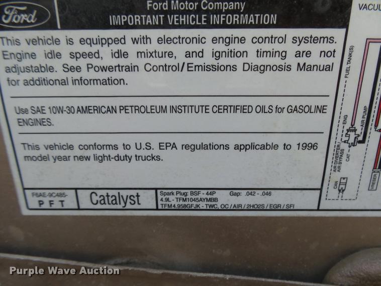 image for item DB2698 1996 Ford F150 pickup truck