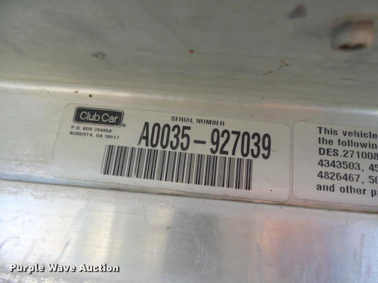 image for item DB2701 (4) golf carts