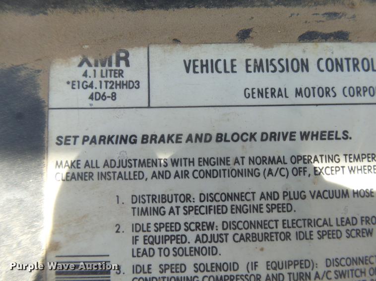 image for item DB2717 1984 GMC Sierra 1500 pickup truck