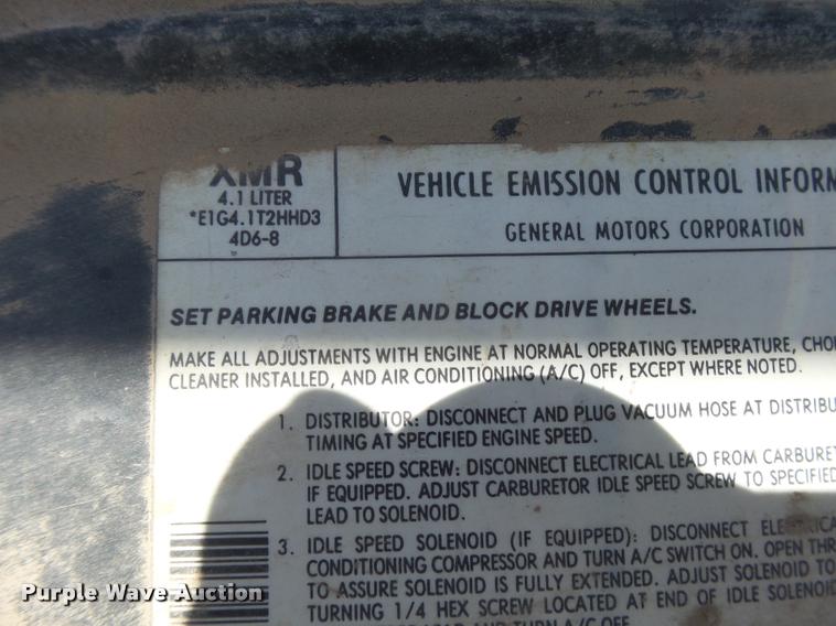 image for item DB2717 1984 GMC Sierra 1500 pickup truck