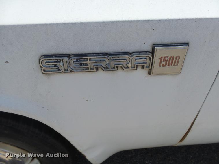 image for item DB2717 1984 GMC Sierra 1500 pickup truck