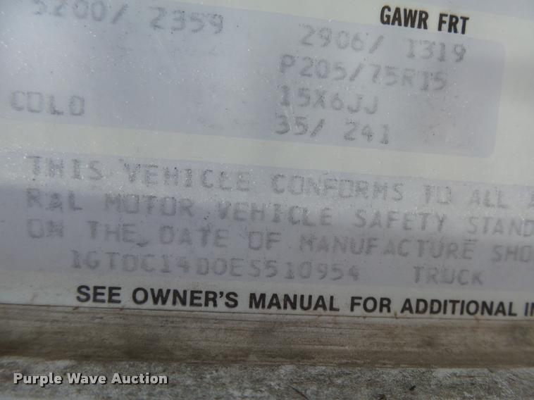 image for item DB2717 1984 GMC Sierra 1500 pickup truck