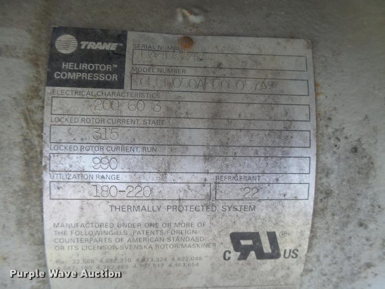 image for item DB2725 Trane Series R two pipe AC chiller unit