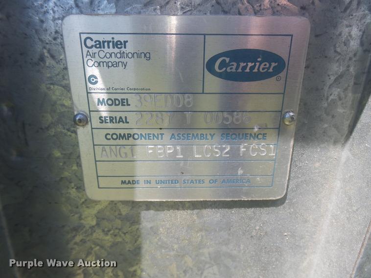 image for item DB2725 Trane Series R two pipe AC chiller unit