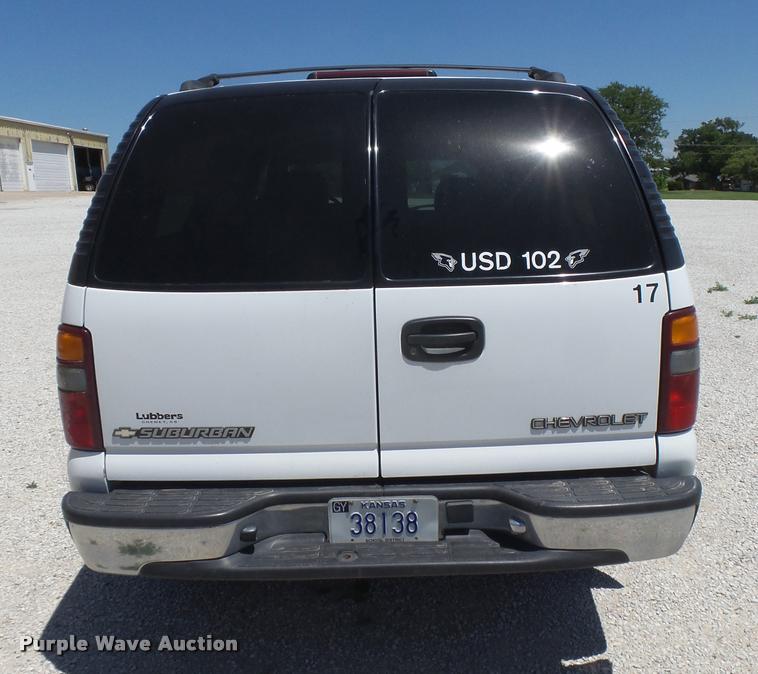 image for item DB2730 2001 Chevrolet Suburban C1500 SUV