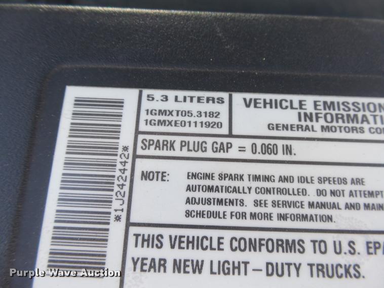 image for item DB2730 2001 Chevrolet Suburban C1500 SUV