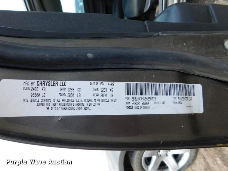image for item DB9414 2008 Dodge Charger