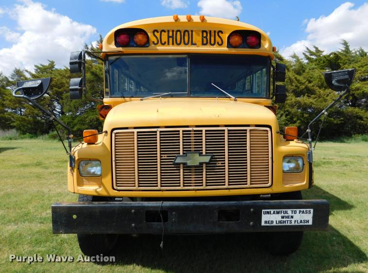 image for item DB9416 1996 Chevrolet B7 Blue Bird school bus