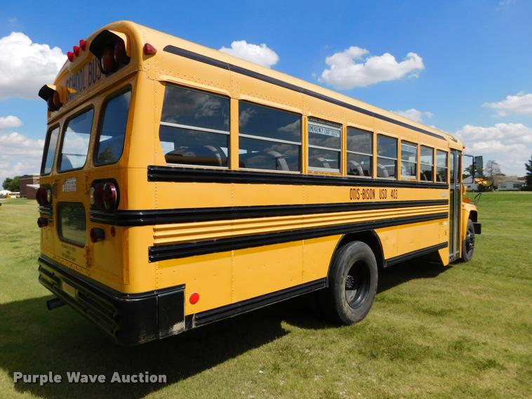 image for item DB9416 1996 Chevrolet B7 Blue Bird school bus