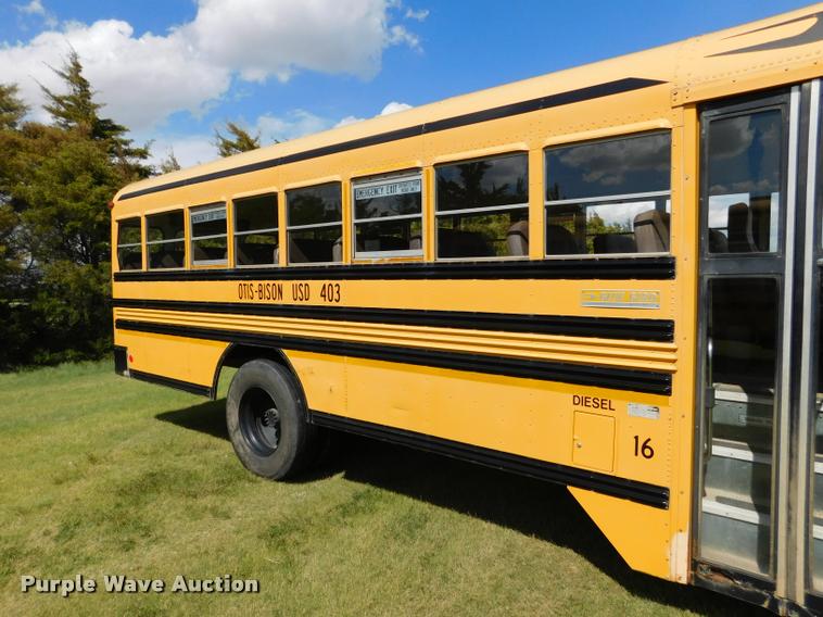 image for item DB9416 1996 Chevrolet B7 Blue Bird school bus