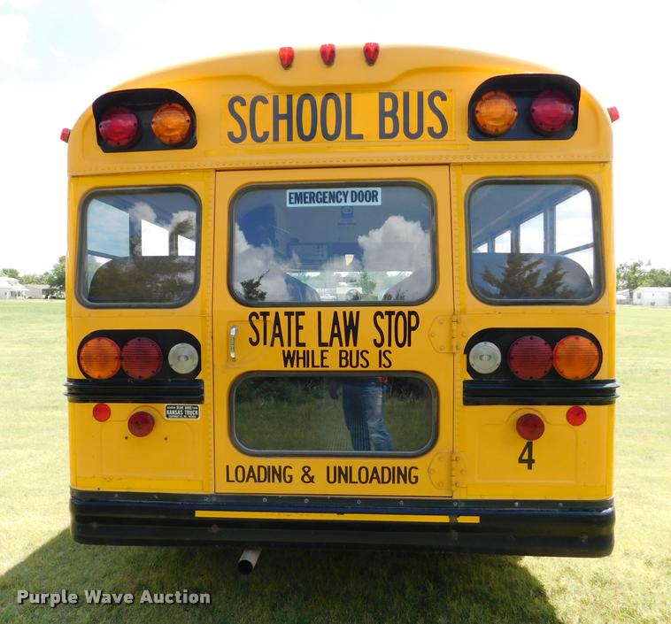 image for item DB9419 1996 Chevrolet G30 Blue Bird school bus