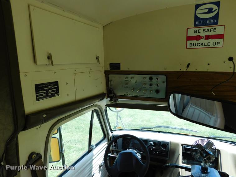 image for item DB9419 1996 Chevrolet G30 Blue Bird school bus