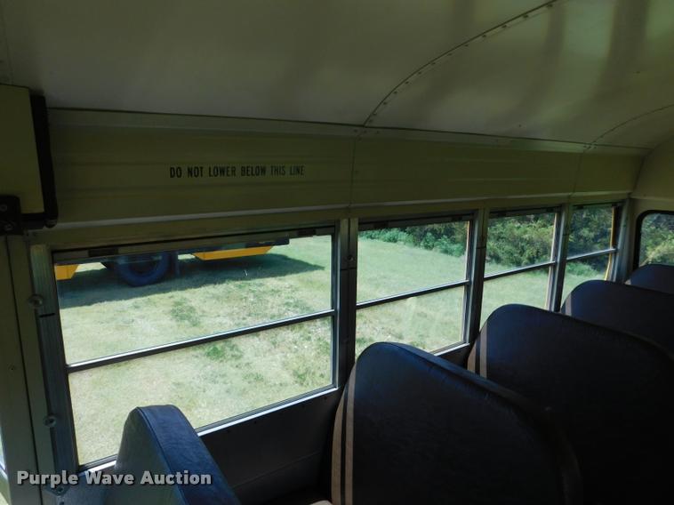 image for item DB9419 1996 Chevrolet G30 Blue Bird school bus