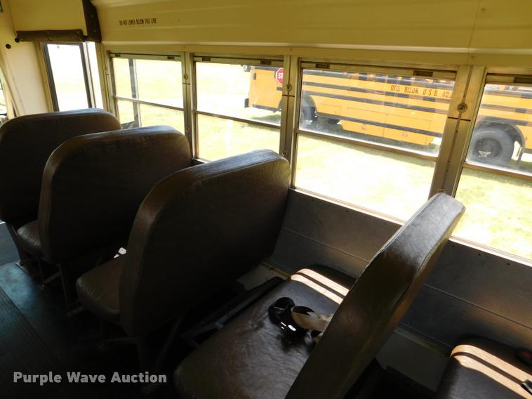 image for item DB9419 1996 Chevrolet G30 Blue Bird school bus