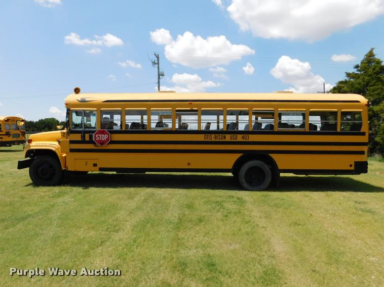image for item DB9421 1996 Chevrolet B7 Blue Bird school bus