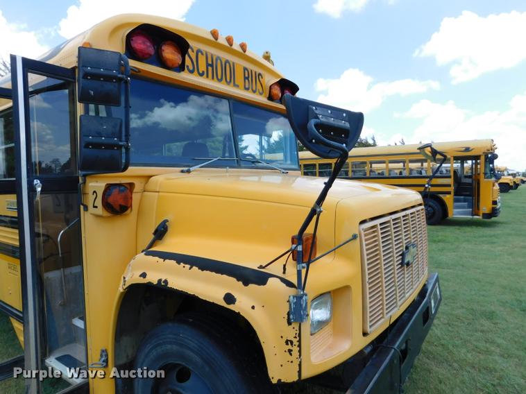 image for item DB9421 1996 Chevrolet B7 Blue Bird school bus