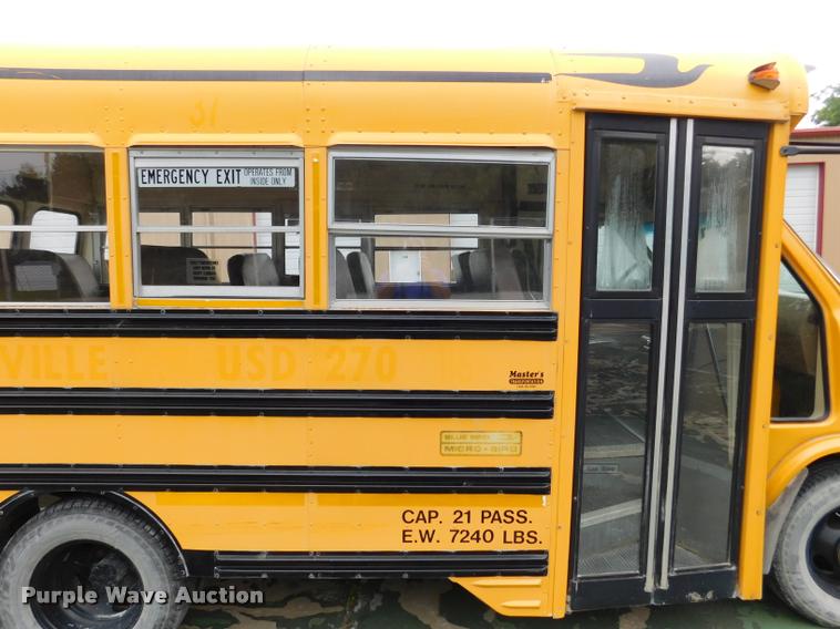 image for item DB9464 1996 Chevrolet G30 school bus