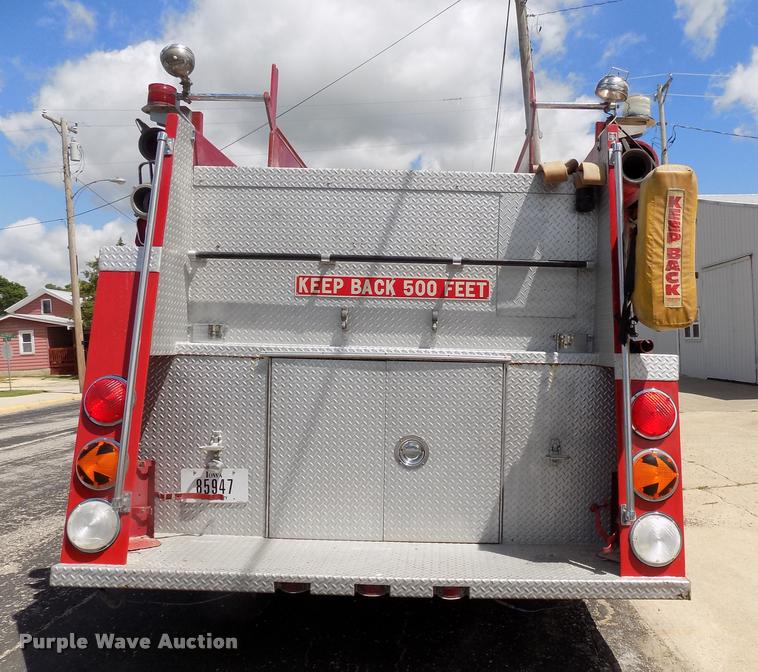 image for item DC4986 1980 GMC 7000 fire truck