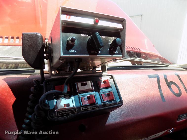 image for item DC4986 1980 GMC 7000 fire truck