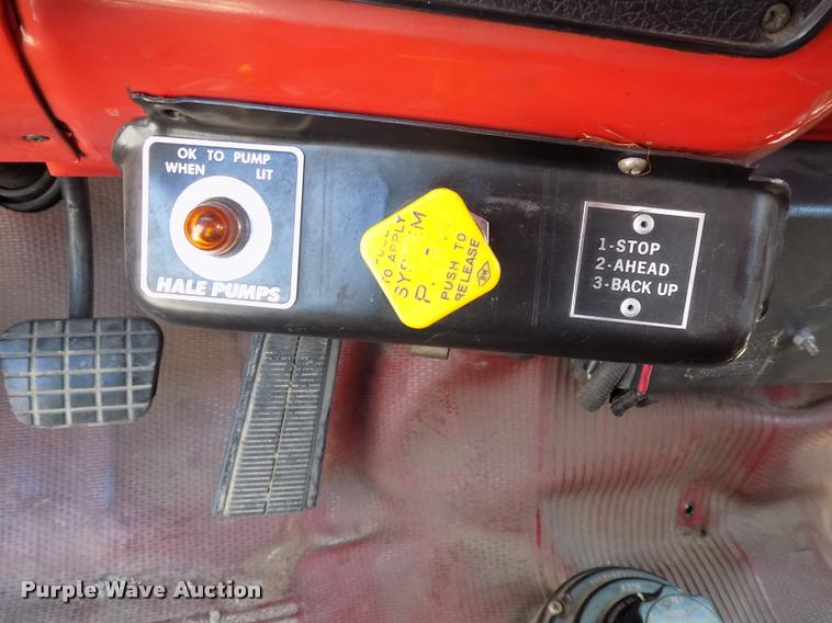 image for item DC4986 1980 GMC 7000 fire truck