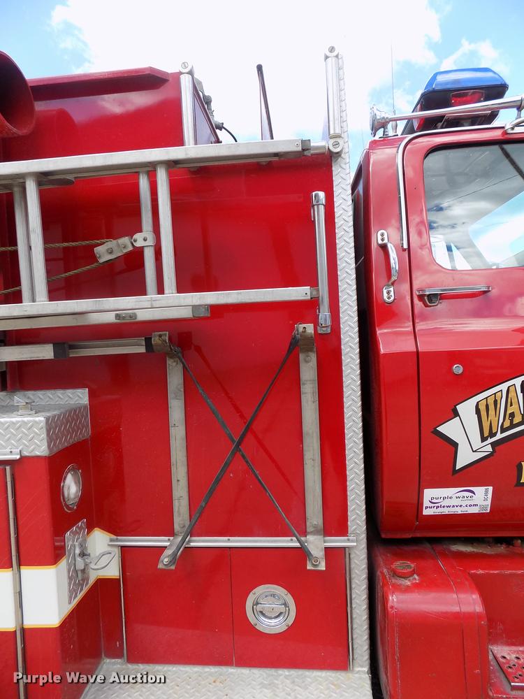 image for item DC4986 1980 GMC 7000 fire truck