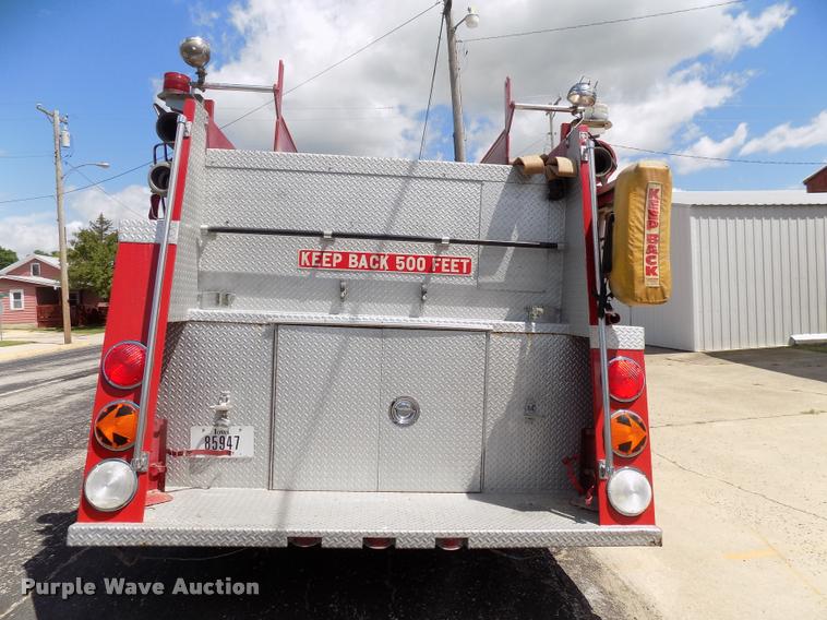 image for item DC4986 1980 GMC 7000 fire truck