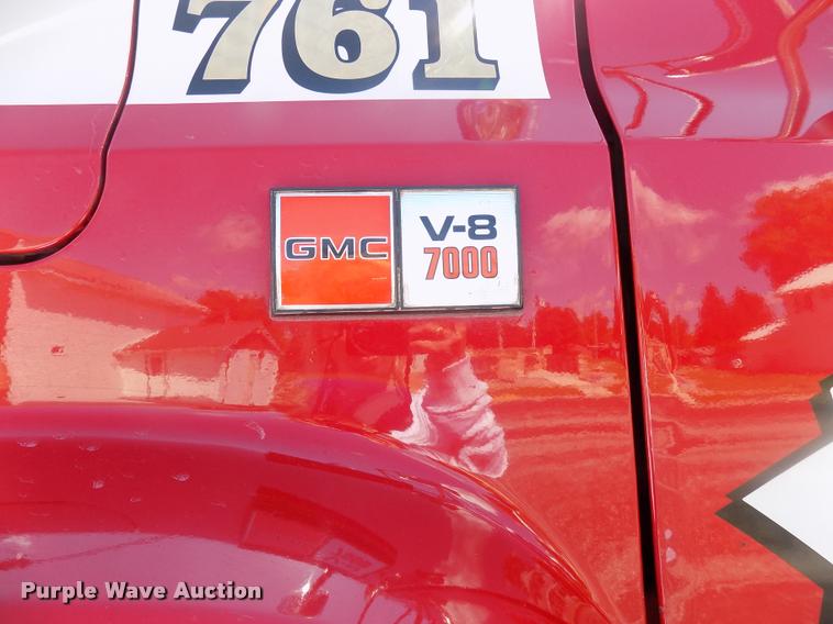 image for item DC4986 1980 GMC 7000 fire truck