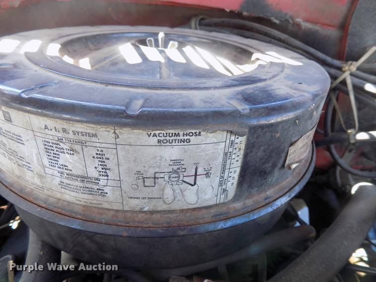 image for item DC4986 1980 GMC 7000 fire truck