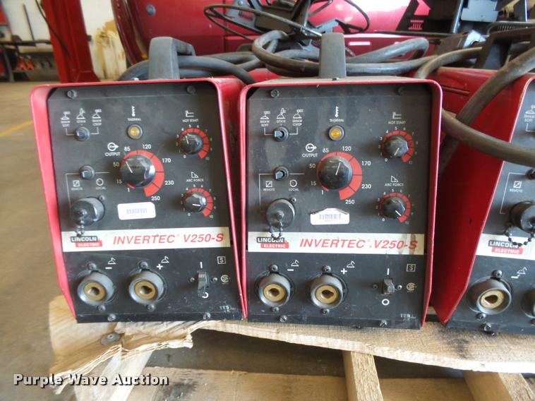 image for item DE9097 (6) Lincoln Invertec V250-S welders