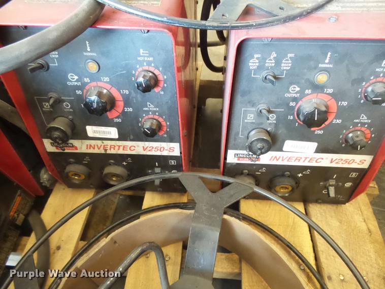 image for item DE9097 (6) Lincoln Invertec V250-S welders
