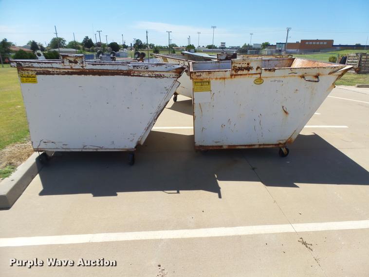 image for item DE9106 (6) steel dumpsters