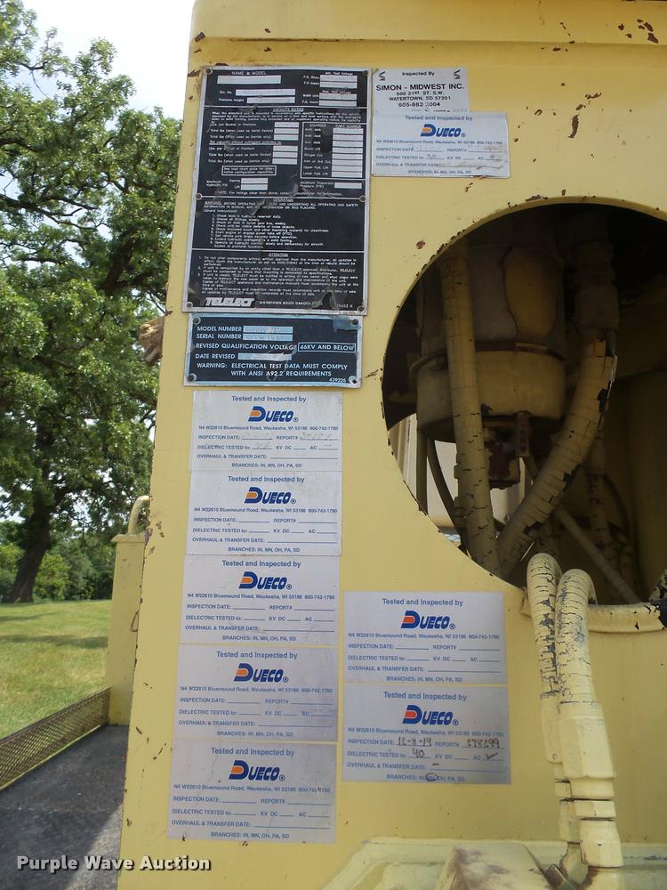 image for item DH9665 1990 Ford F800 digger derrick truck