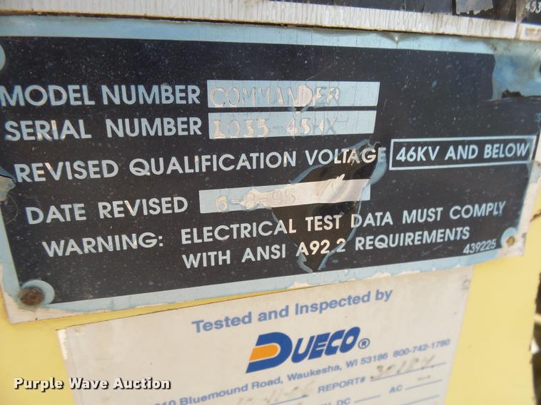 image for item DH9665 1990 Ford F800 digger derrick truck