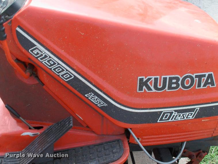 image for item DK9649 Kubota G1900HST lawn mower
