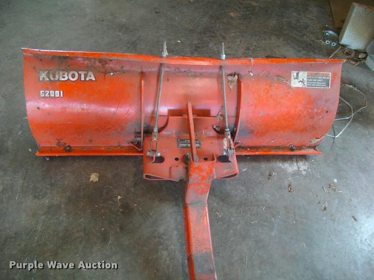 image for item DK9651 Kubota G2001 snow blade